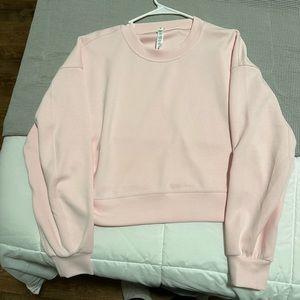 Lululemon Perfectly Oversized Crop Crew Softstreme